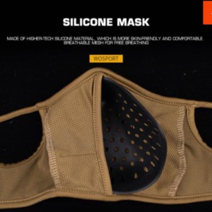 Маска защитная (WoSport) Shooting (Olive) размер M, L